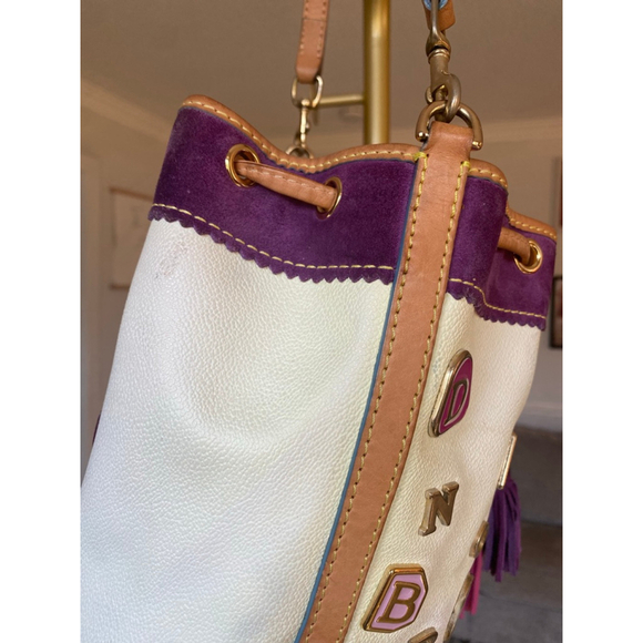 Vintage Dooney & Bourke Lindsay Lohan Charm Bag Alphabet Y2K Limited Edition - Picture 8 of 9